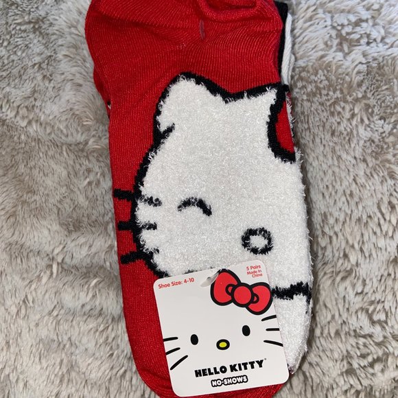 Hello Kitty No Show Socks - 5 Pack - NWT - Picture 6 of 6